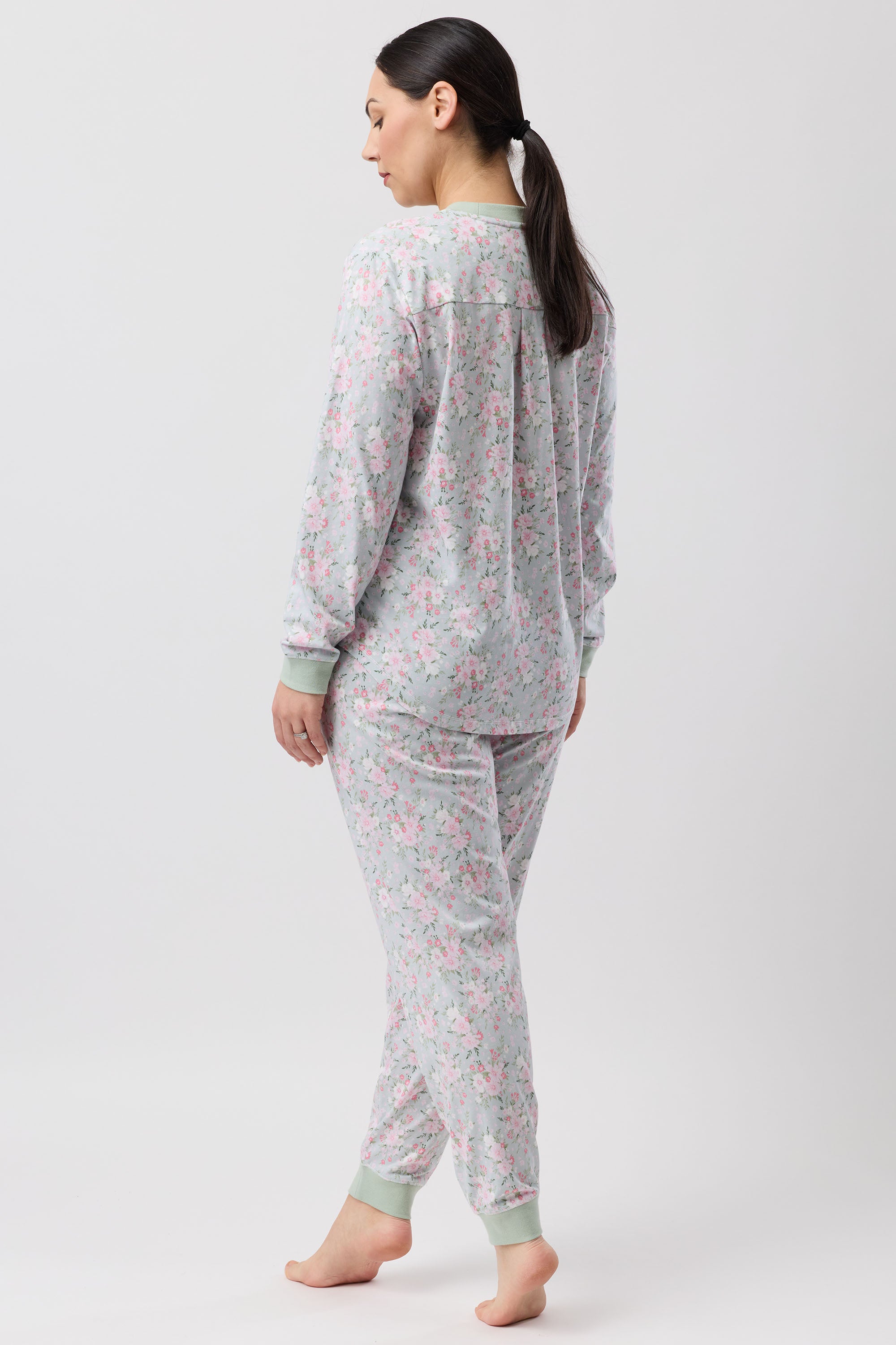 Schrank Bouquet Cotton Knit Ski PJ -Sage(10/14/16/18)