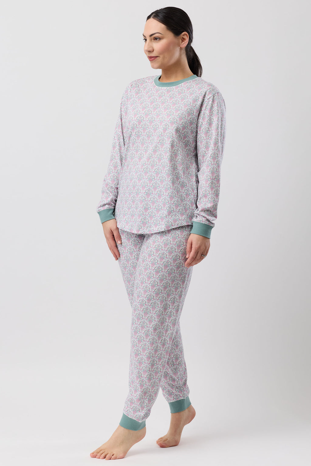 Schrank Oriental Cotton Knit Ski PJ -Pink(10/16/18)