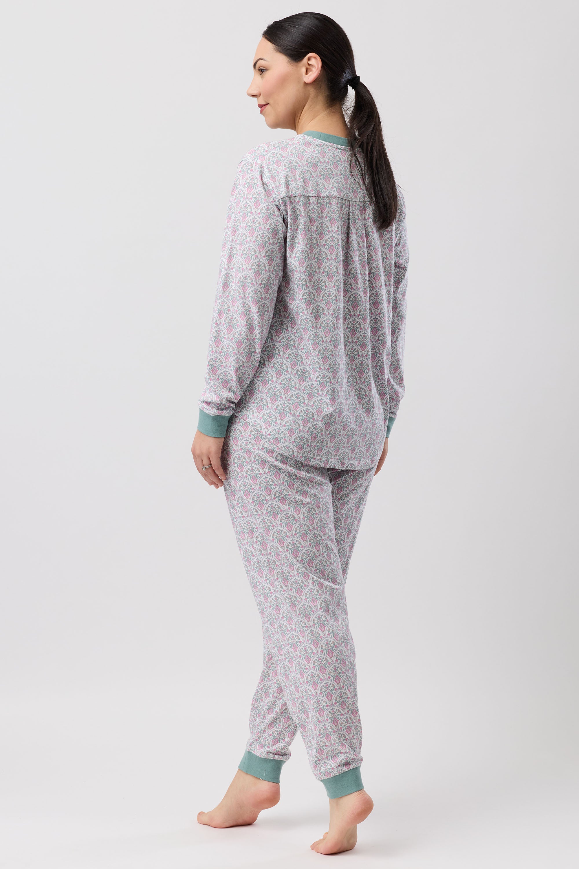 Schrank Oriental Cotton Knit Ski PJ -Pink(10/12/14/16/18)