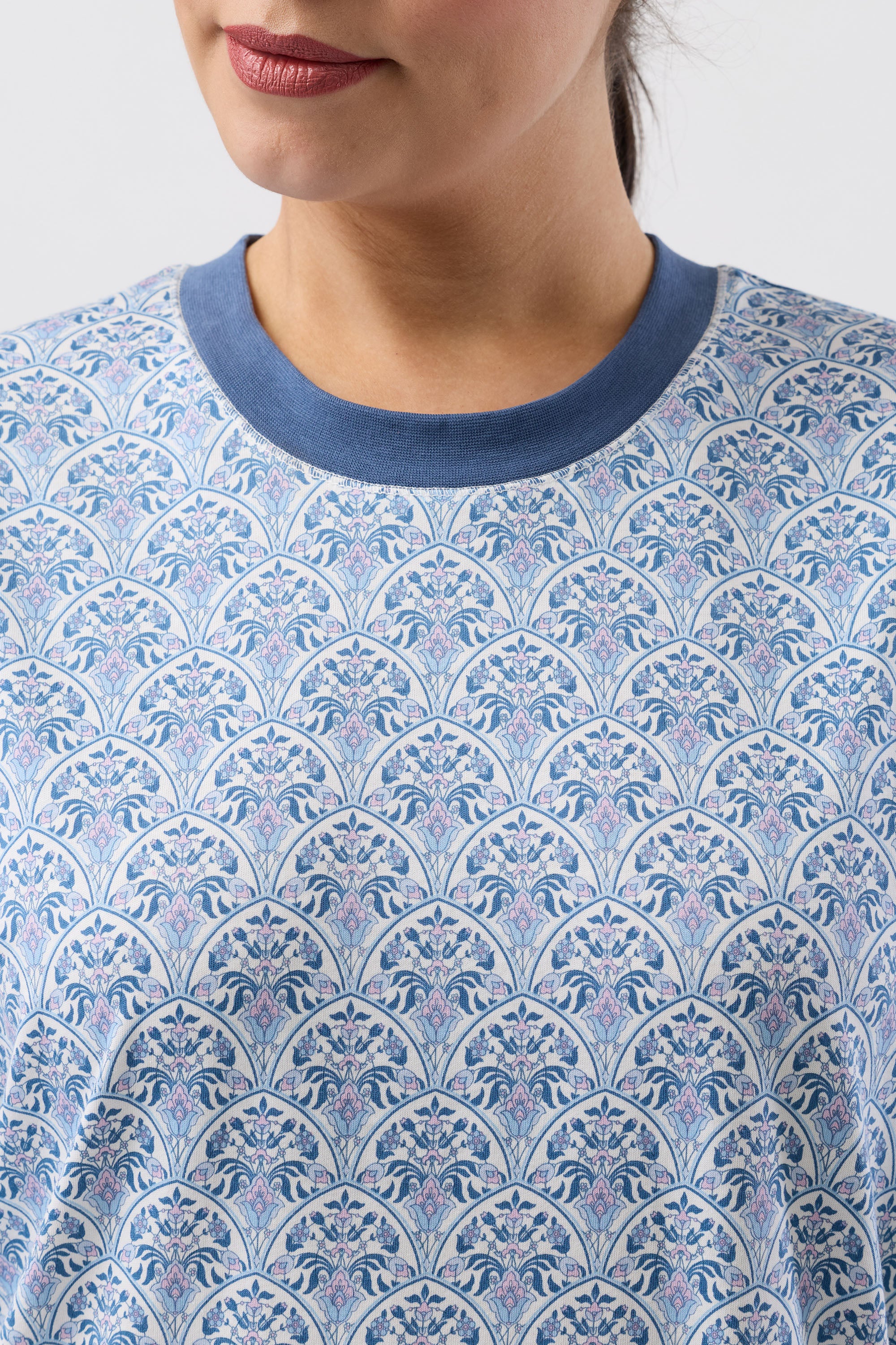 Schrank Oriental Cotton Knit Ski PJ -Teal(10/14/16/18)