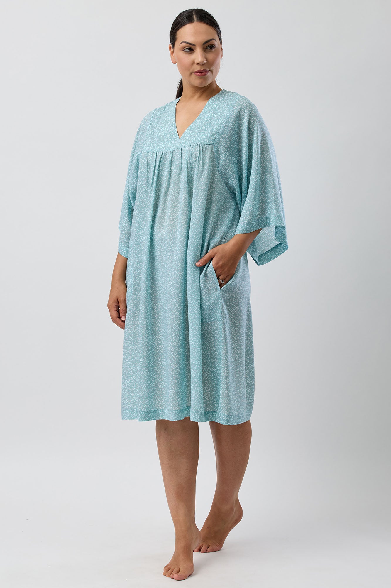 Schrank Foliage Lyocell Kaftan -Jade