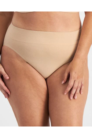 Jockey Skimmies Modal Hi Cut Brief -Nude
