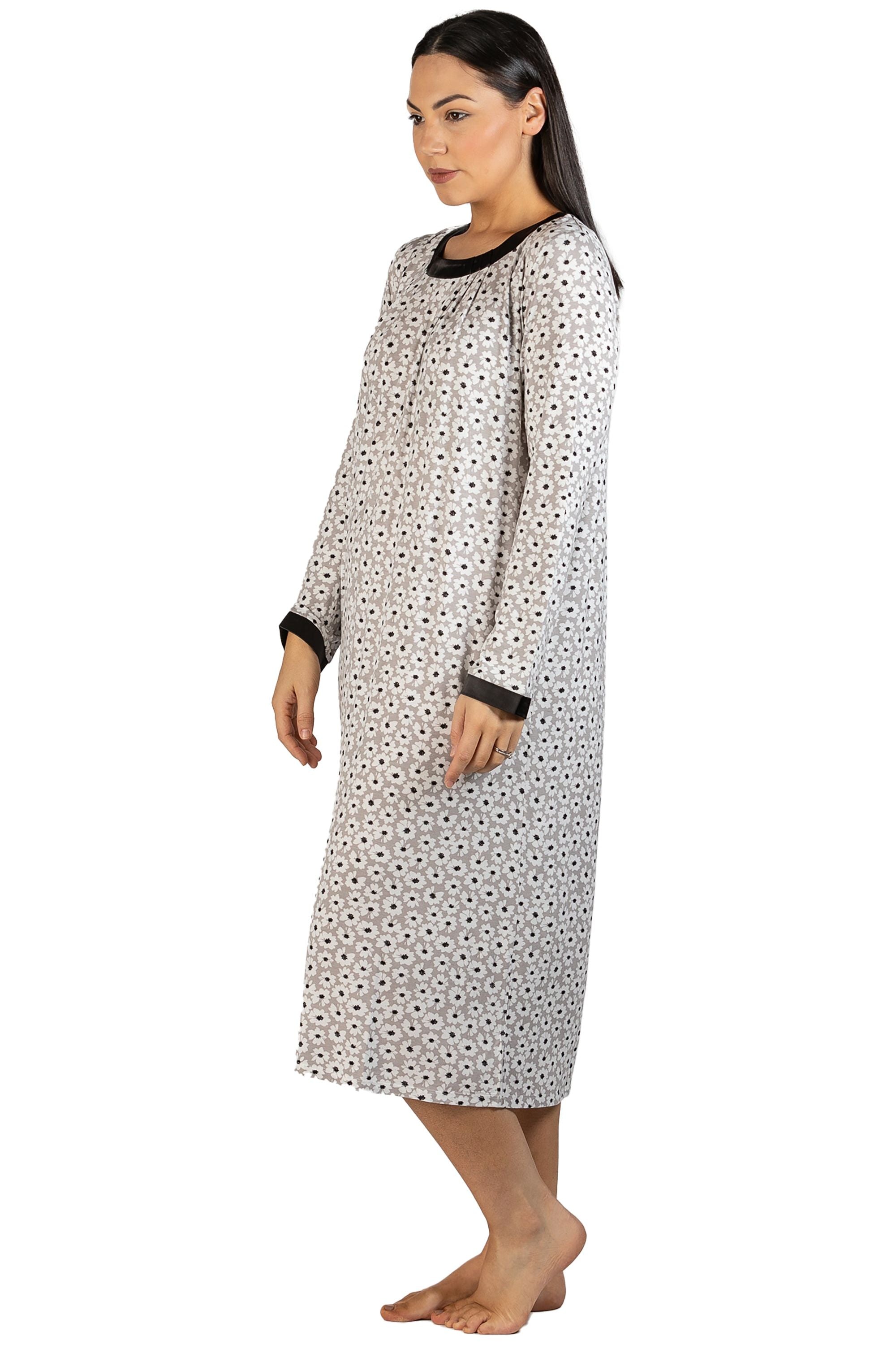 Yuu Anemone Viscose Knit Mid Sleep Dress -Mink(XL Only)