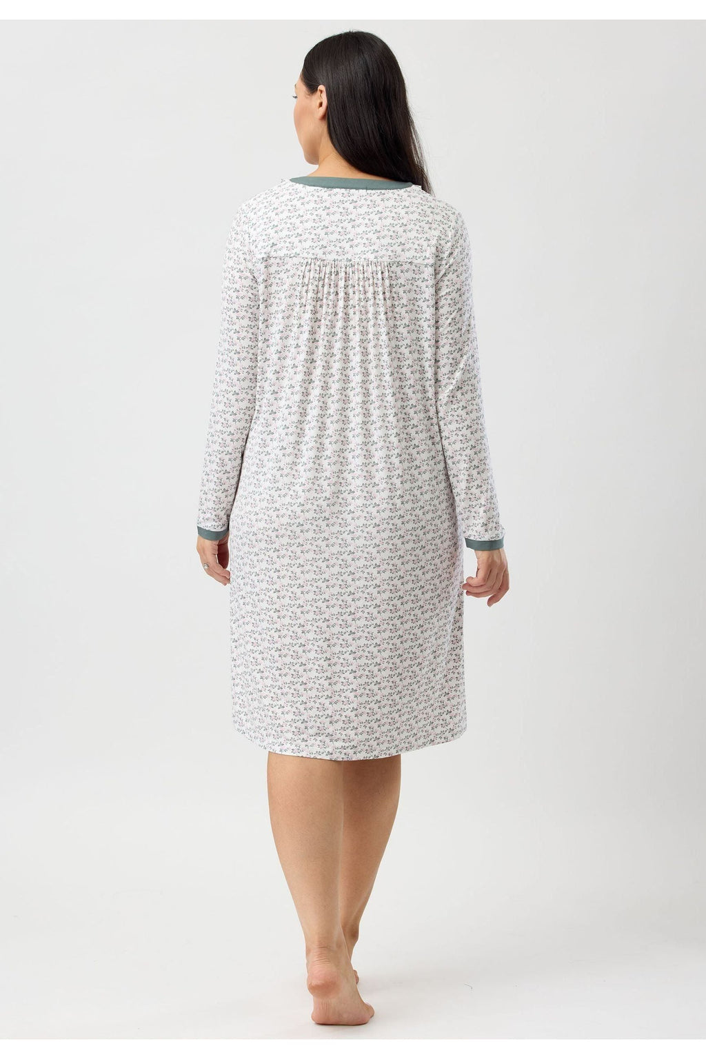 Yuu Blossom Viscose Knit Nightie -Olive(L Only)
