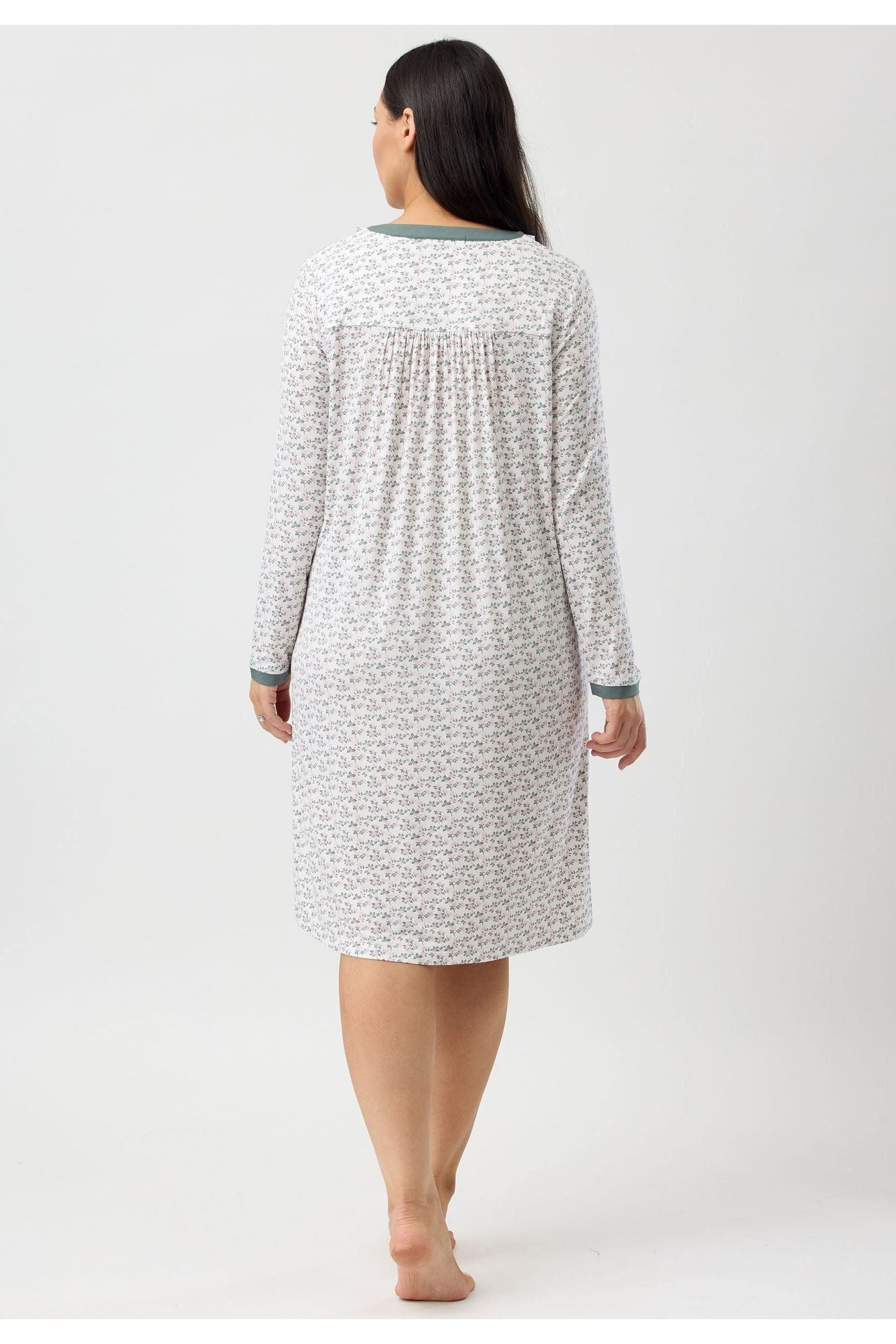 Yuu Blossom Viscose Knit Nightie -Olive(L Only)
