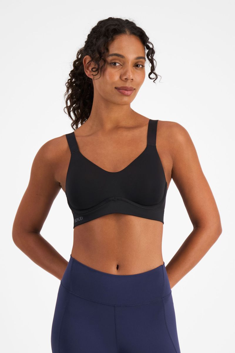 Berlei Smooth Power Non-Contoured Sports Bra -Black