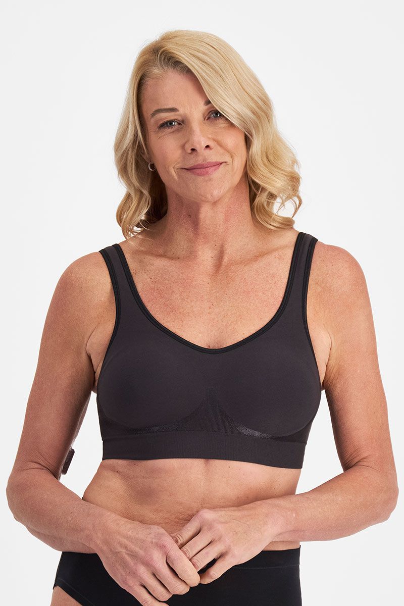 Playtex Comfort Revolution Wirefree Bra -Black