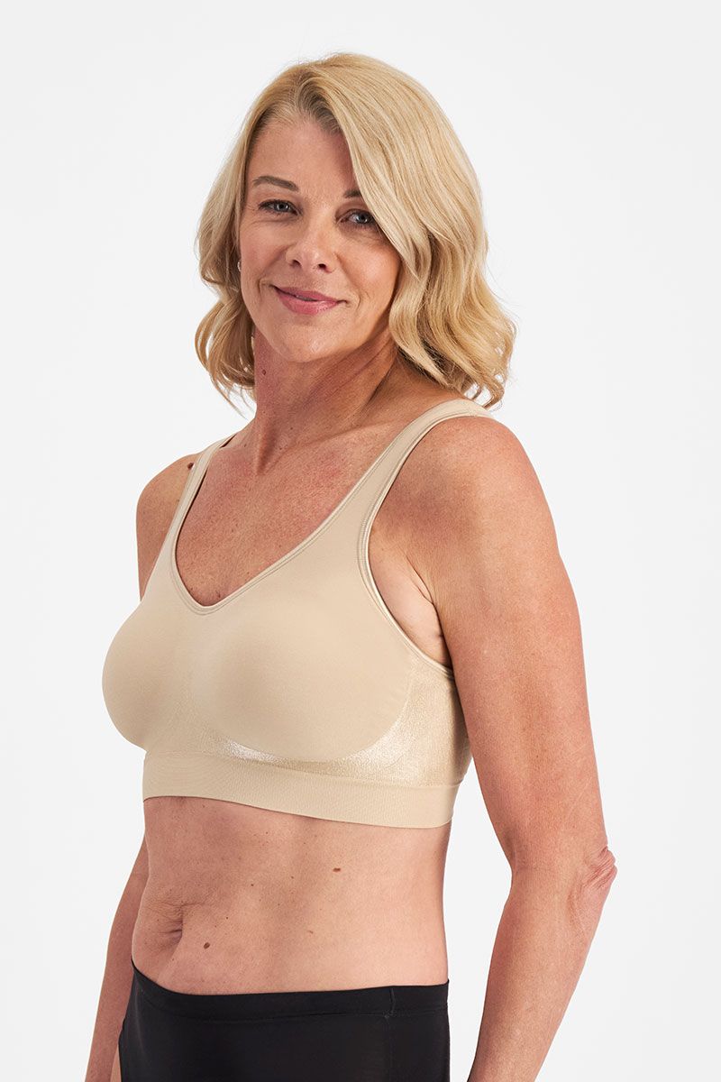 Playtex Comfort Revolution Wirefree Bra -Nude