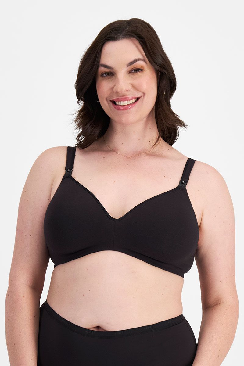 Berlei Barely There Maternity Bra -Black(10DD & 16C)