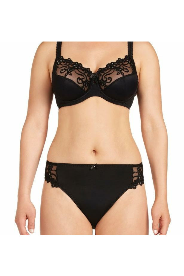 Fayreform Coral High Cut Brief -Black