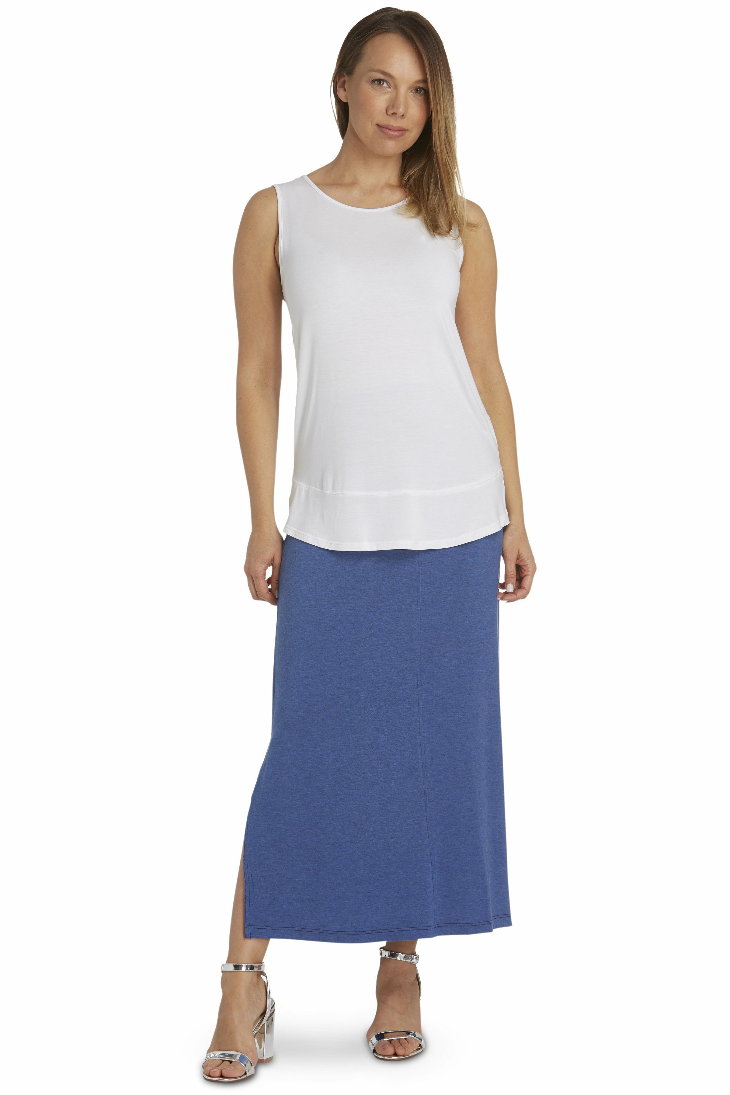 Tani Long Panel Tank -White(12 Only)