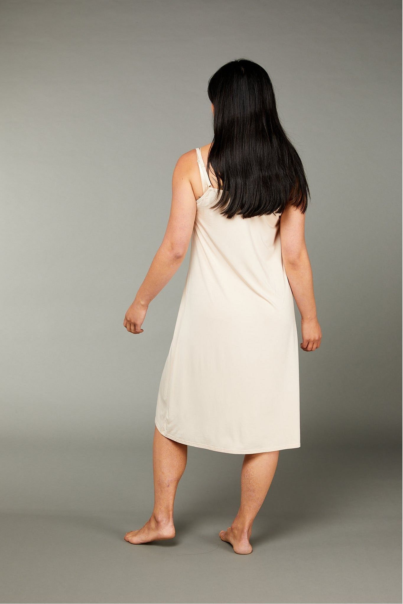 Tani Amy Modal Relaxfit Full Slip -Sand