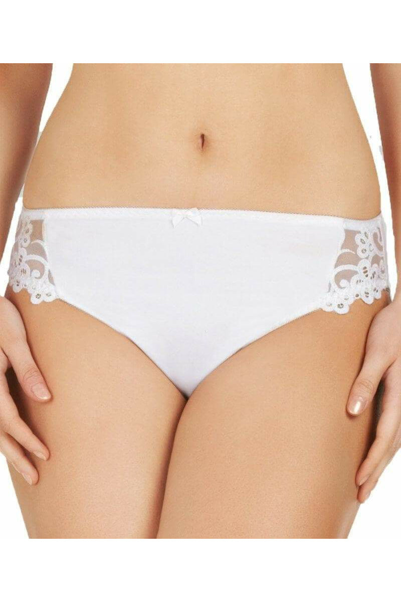 Fayreform Coral High Cut Brief -White