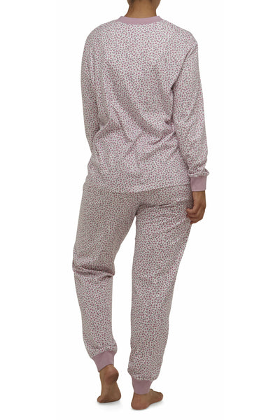 Schrank Ditsy Cotton Knit Ski Pyjama -Pink(26 Only)