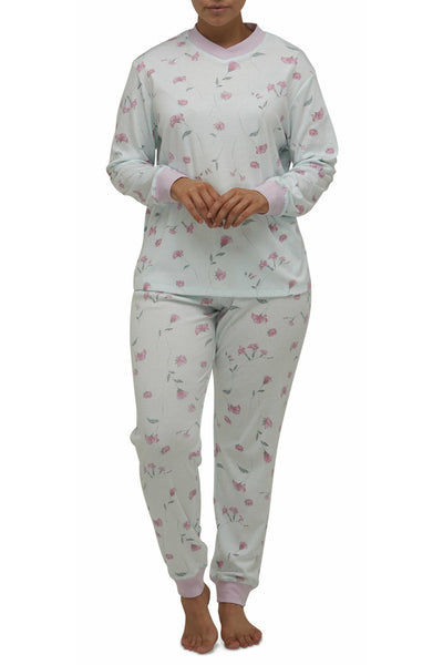 Schrank Penelope Poly/Cotton Knit Ski PJ -Mint(26 Only)