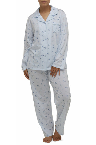Schrank Isabel Poly/Cotton Knit PJ -Blue(26 Only)