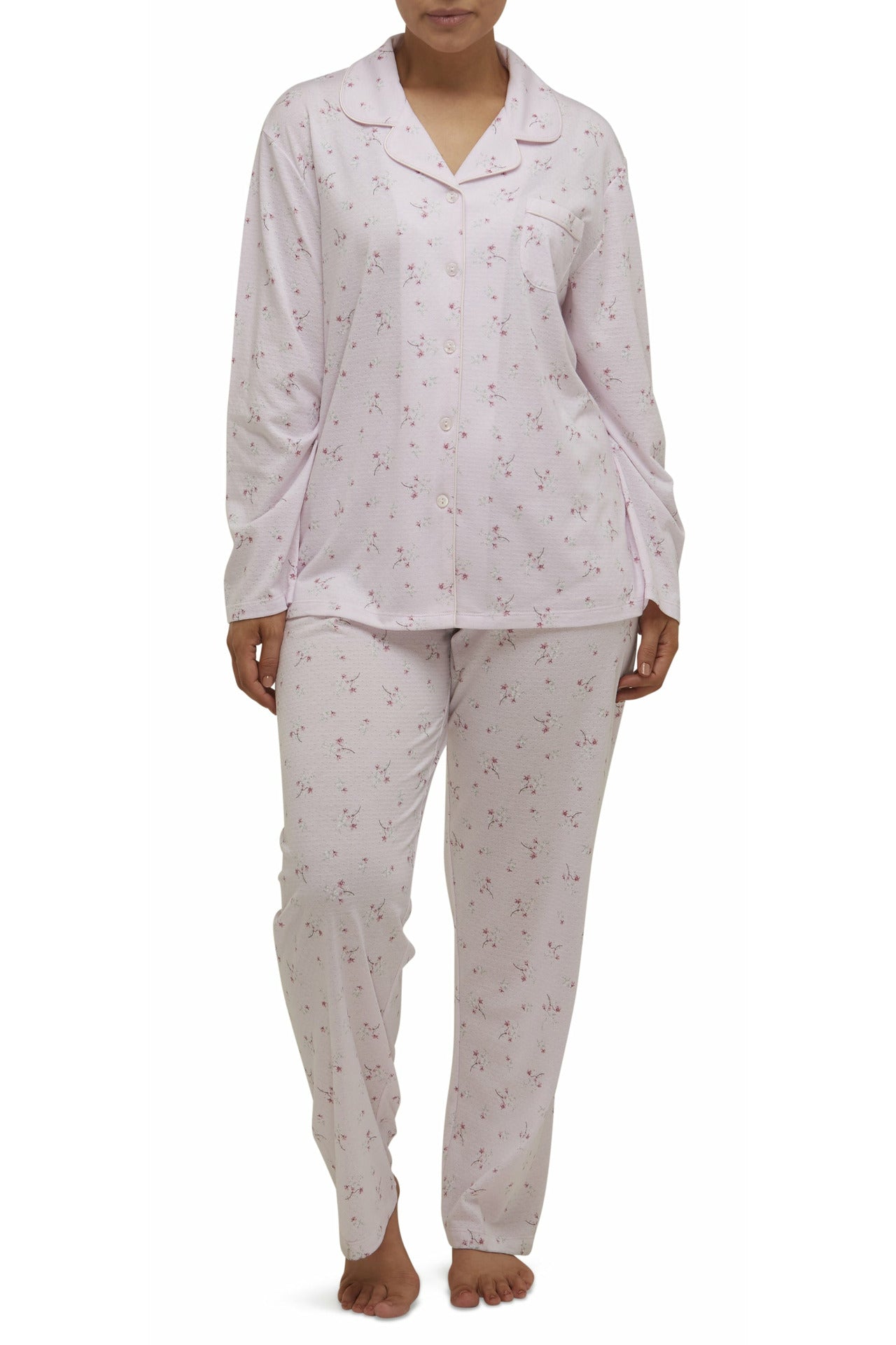 Schrank Isabel Poly/Cotton Knit PJ -Pink(26 Only)