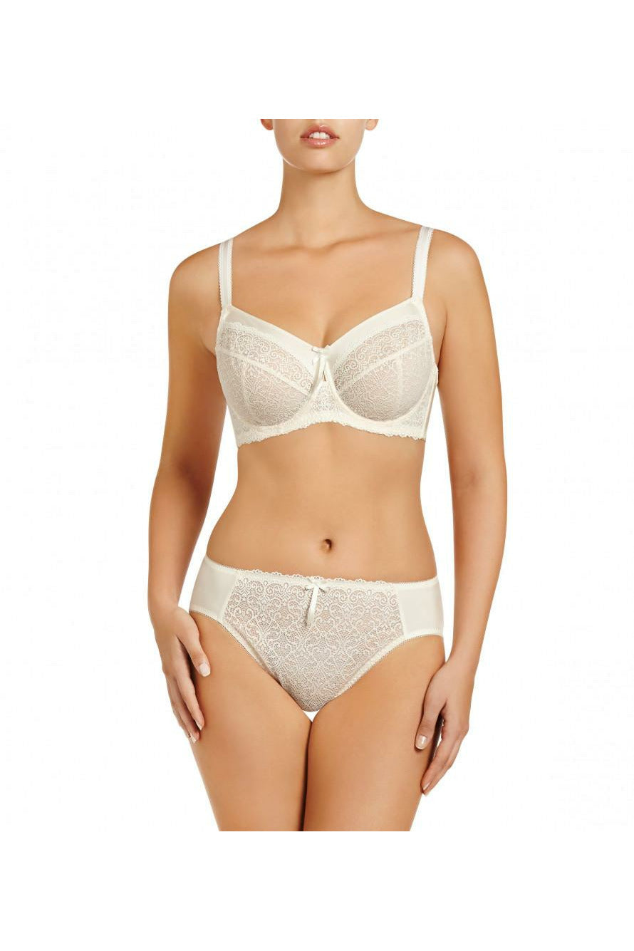 Fayreform Delicate Lace Underwire Bra -Ivory(12F/14DD/14E)