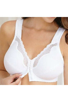 Bestform Wirefree Cotton Posture Bra -White