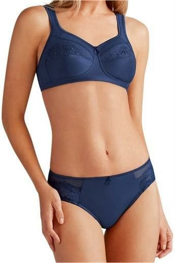 Amoena Isadora Wirefree Bra -Navy(12C/12D/12DD/12E/12F)
