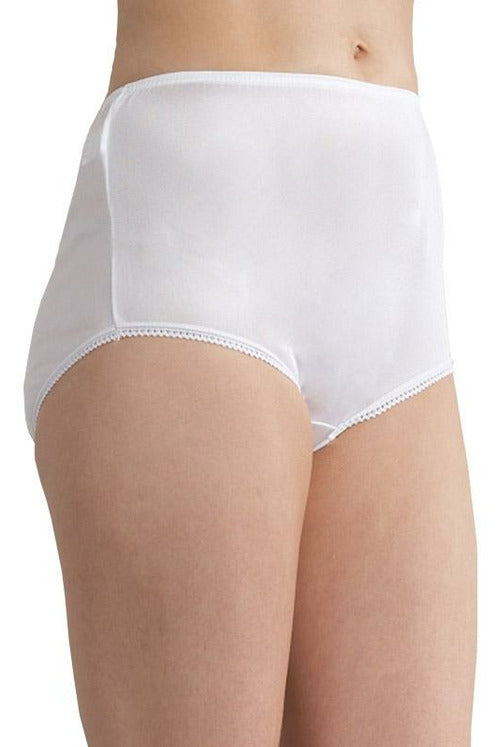 Baselayers Nylon Full Brief 2 Pack -Beige