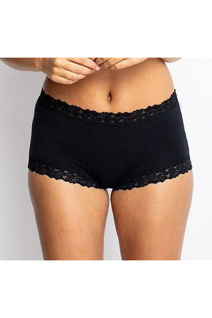 Jockey Parisienne Viscose Bamboo Full Brief -Black