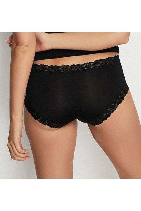Jockey Parisienne Microfibre Boyleg -Black