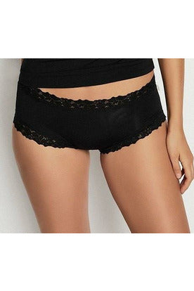 Jockey Parisienne Microfibre Boyleg -Black